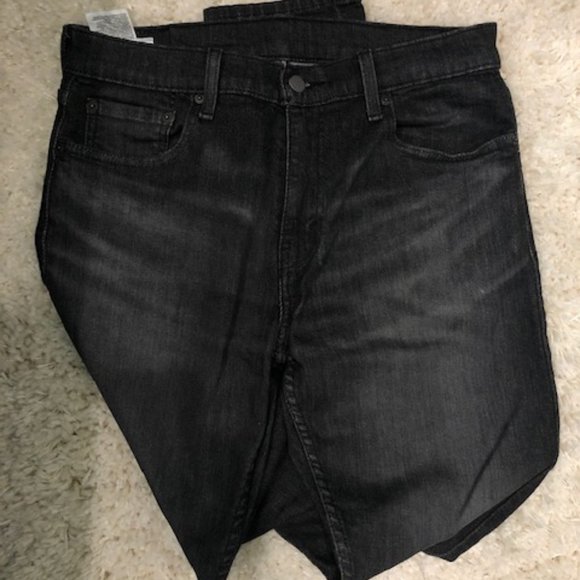 Levi's 512 Slim-Tapered Dark Gray Jeans - Picture 2 of 4